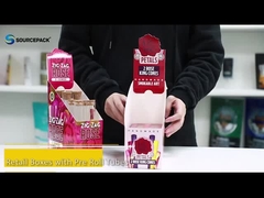 카드보드 전 롤 담배 디스플레이 박스 카운터 톱 소매 패키지 콘 및 튜브